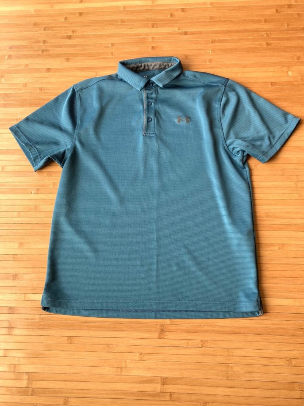 Under Armour Men's UA Tech Golf Polo Loose Fit Large L Rack Green